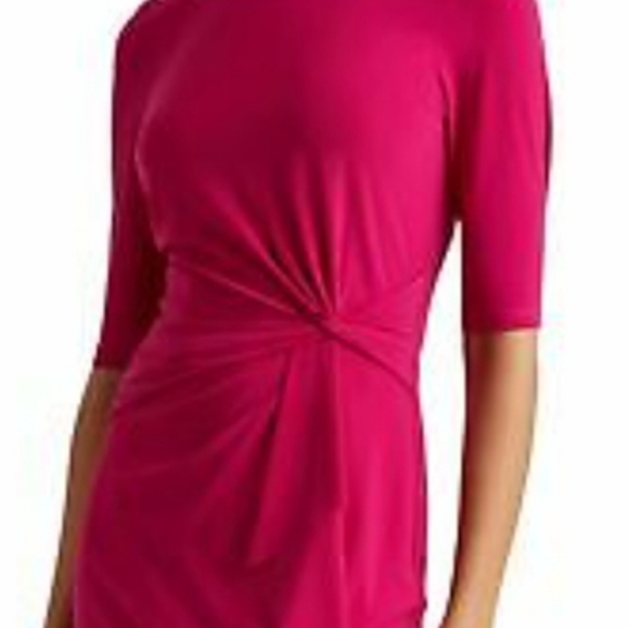 Lauren Ralph Lauren Twisted - Knot Jersey Dress - Picture 2 of 9